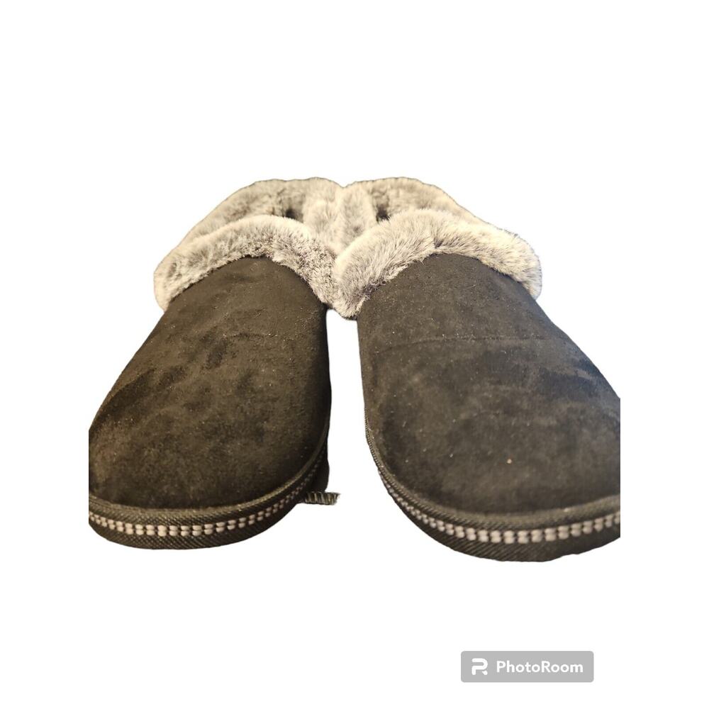 Ladies Skechers 'Team Toasty' Memory Foam Warm Slippers Size 10